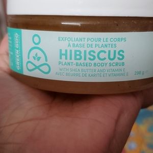 Green goo hibiscus plant based scrub